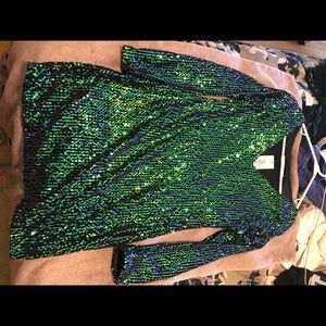 Sequin mini dress